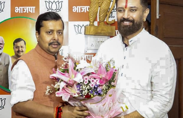 Patna: Nitin Nabin Meets Chirag Paswan