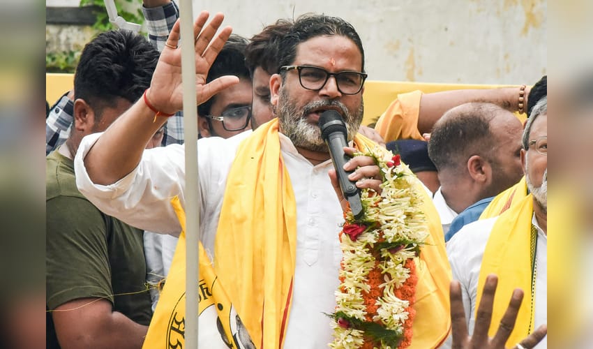 Patna: Prashant Kishor Files Nomination for Bankipur Assembly Bypoll