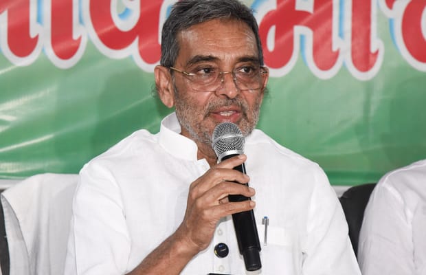 Patna: Upendra Kushwaha Addresses Press Conference