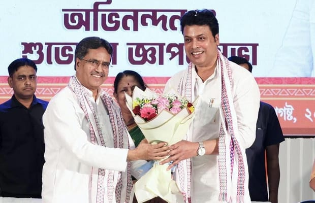 People won’t allow CPM a ‘lateral entry’ to power in Tripura: CM Saha, MP Deb