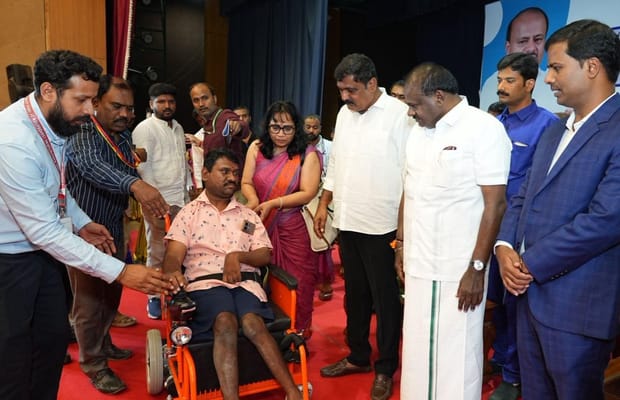 Persons with disabilities are close to my heart, says Union Minister HD Kumaraswamy