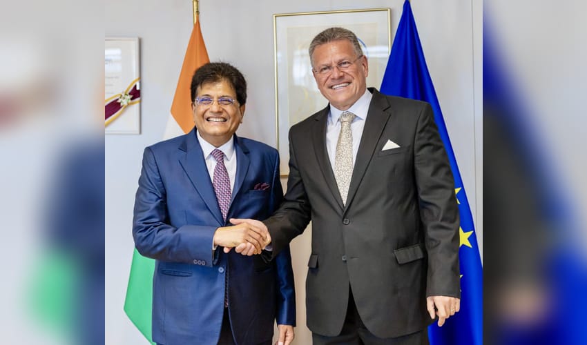 Piyush Goyal, Maros Sefcovic review progress on India-EU FTA implementation