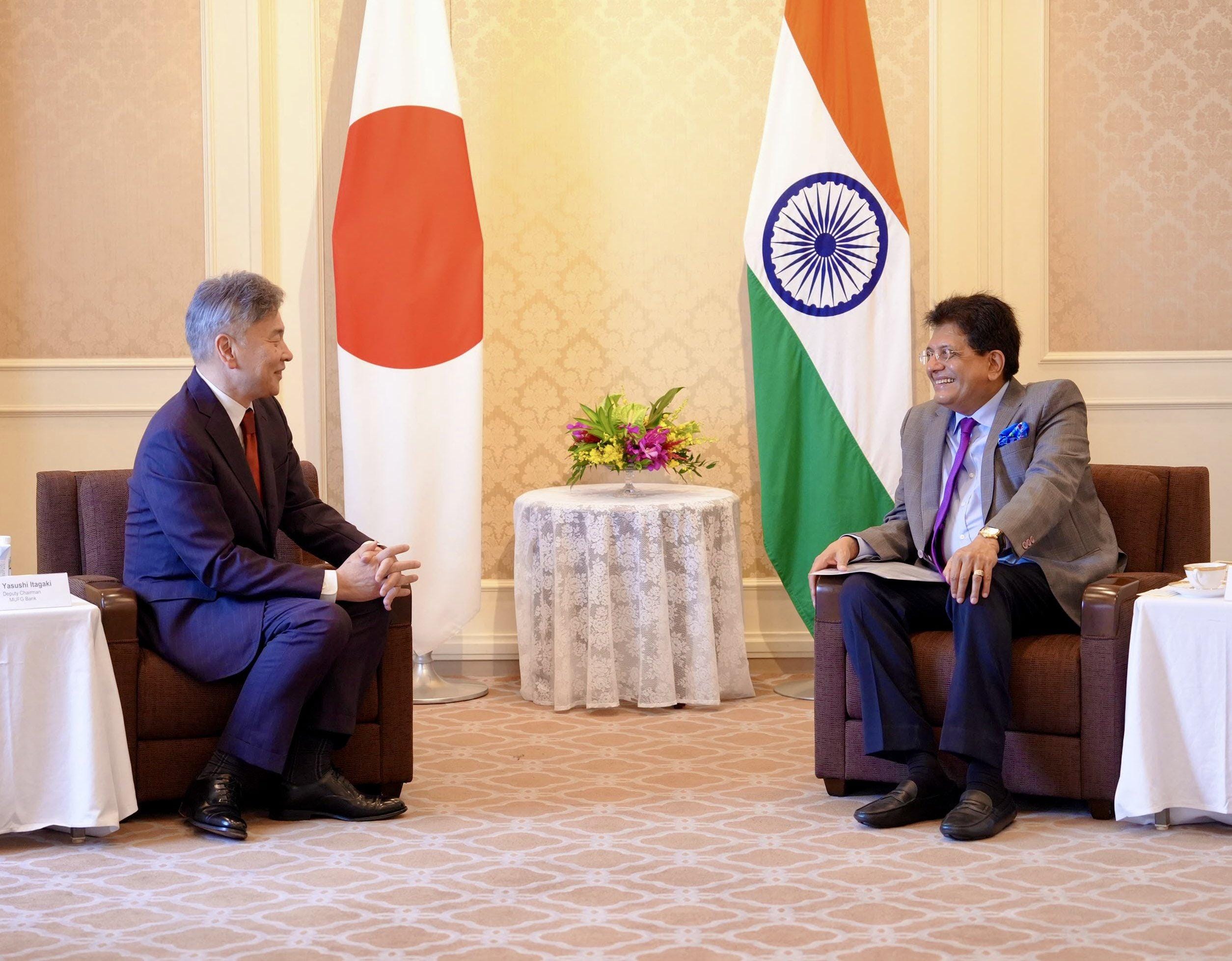 Piyush Goyal pitches for India growth opportunities to Japanese firms, financial majors