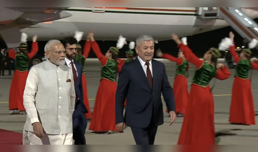 PM Modi arrives in Kyrgyzstan ahead of SCO summit