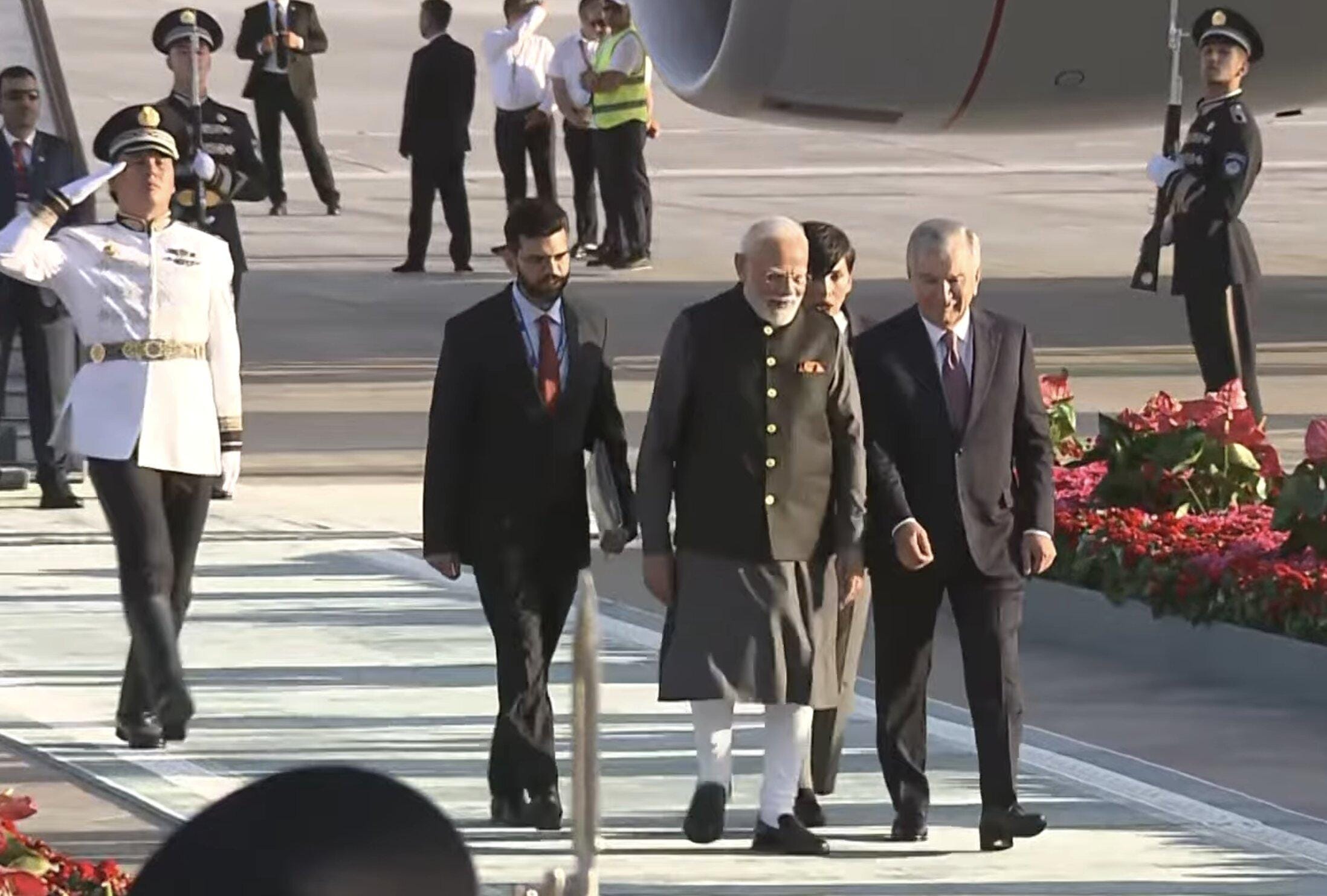 PM Modi arrives in Uzbekistan, advancing shared developmental vision