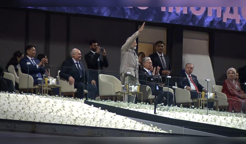 PM Modi attends opening ceremony of World Nomad Games, wishes best for Indian contingent