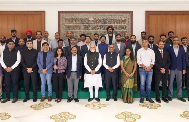 PM Modi interacts with 20 space startups, calls for India to become global space technology hub