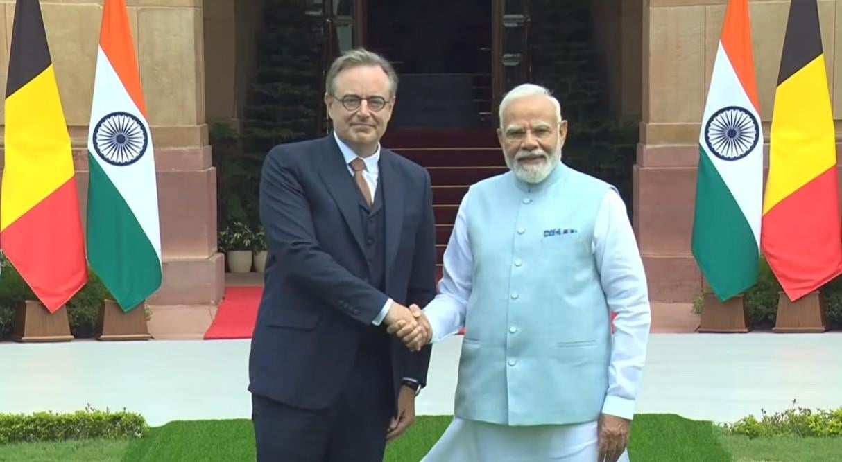 PM Narendra Modi, Belgian counterpart Bart De Wever hold talks at Hyderabad House