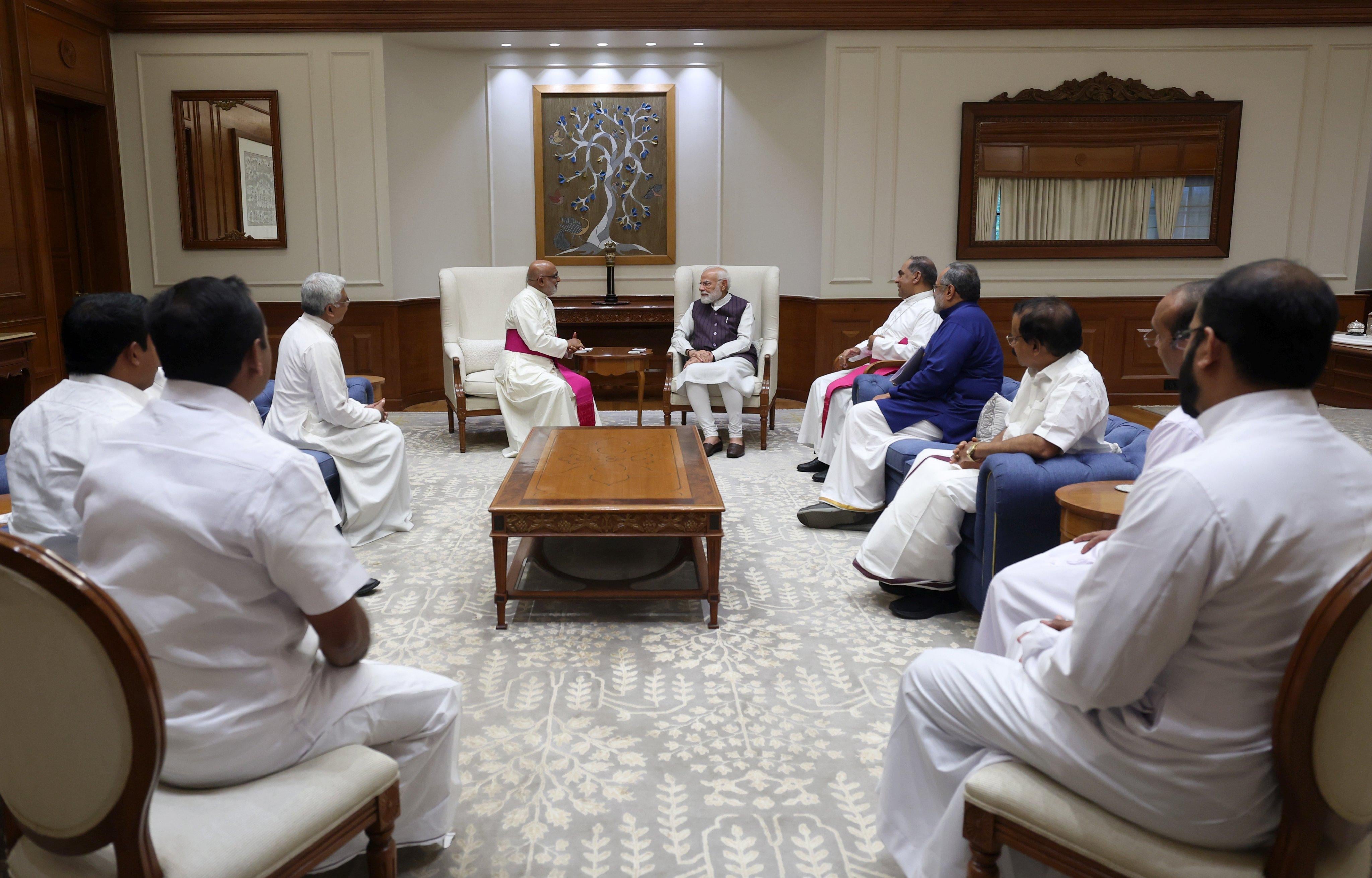 PM Narendra Modi Meets Syro-Malabar Church Leaders