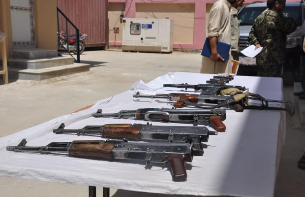 Police arrest two, recover arms in east Afghanistan
