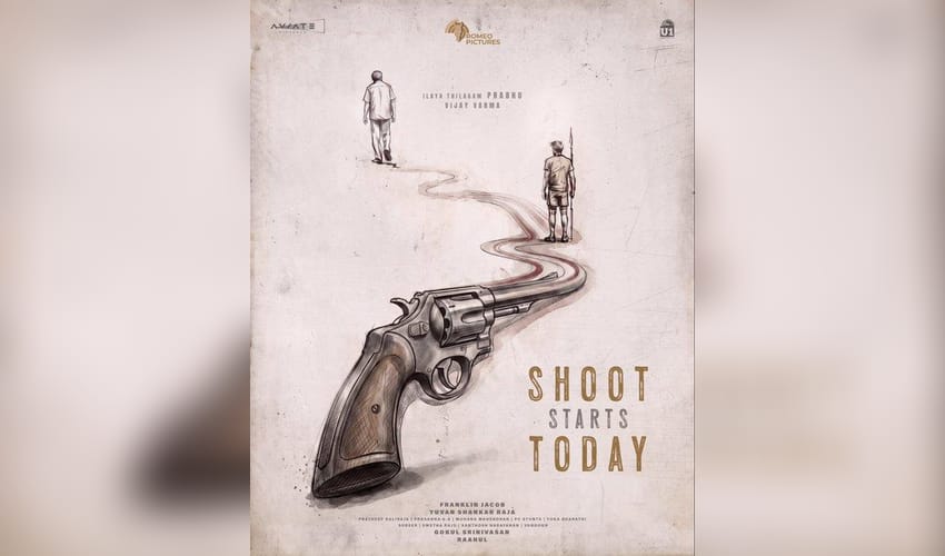 Prabhu begins shooting for his upcoming film with director Franklin Jacob (Photo: Raahul/X)