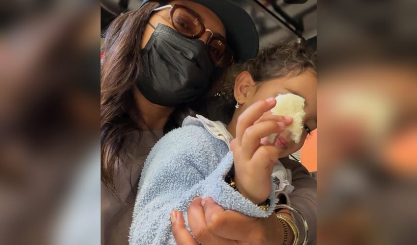 Priyanka Chopra flaunts her wrist mangalsutra, Malti Marie channels her ‘desi side’ during her 'minute home' visit