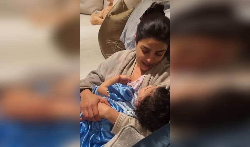 Priyanka Chopra teaches Durga Saptashati mantras to daughter Malti