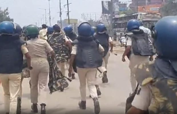 Protest erupts after youth's death in road accident in Patna, bus set ablaze
