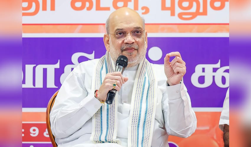 Puducherry: Amit Shah chairs meeting with BJP leaders