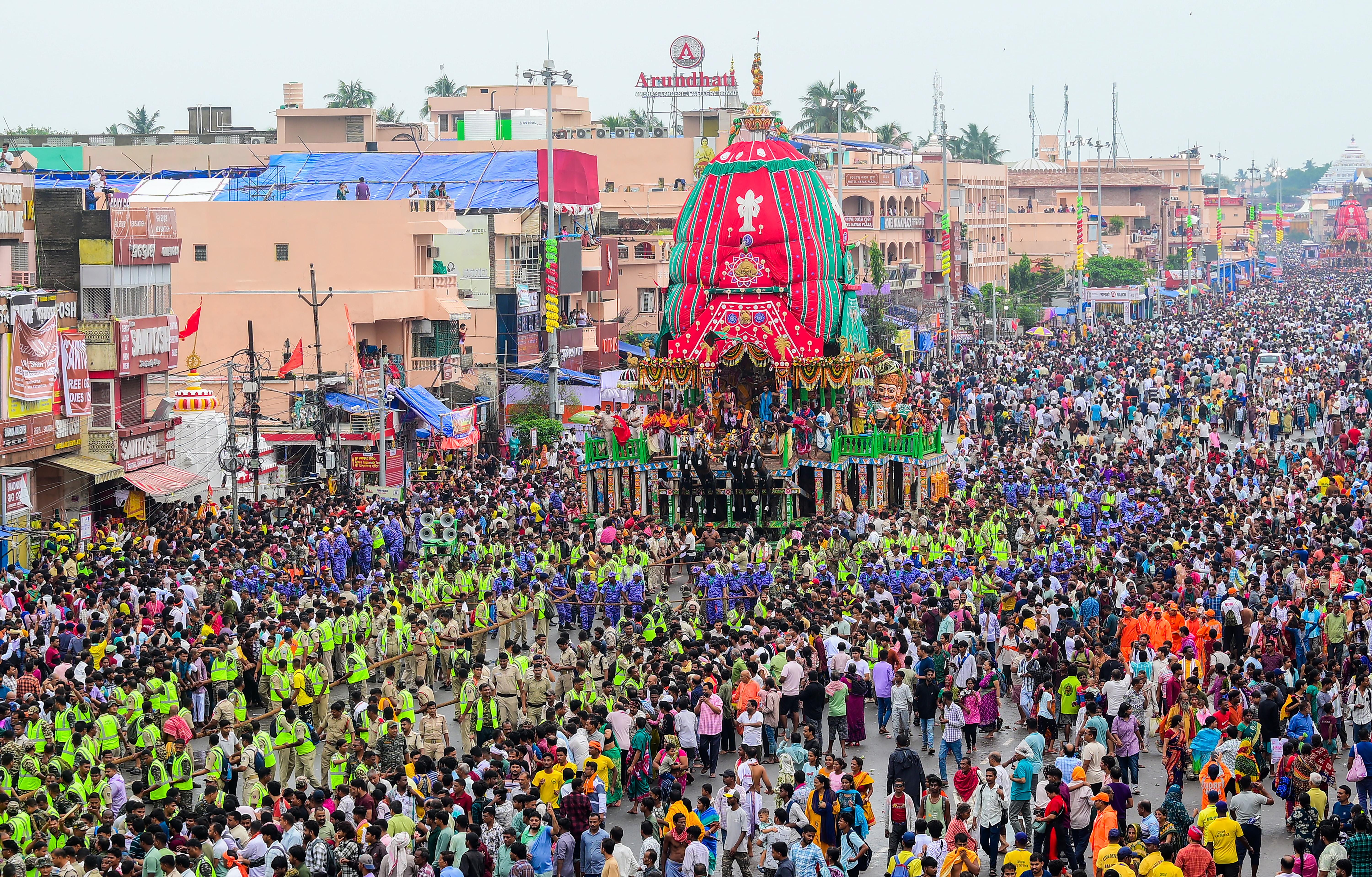 Puri: Devotees gather at Gundicha Temple on second day of Rath Yatra