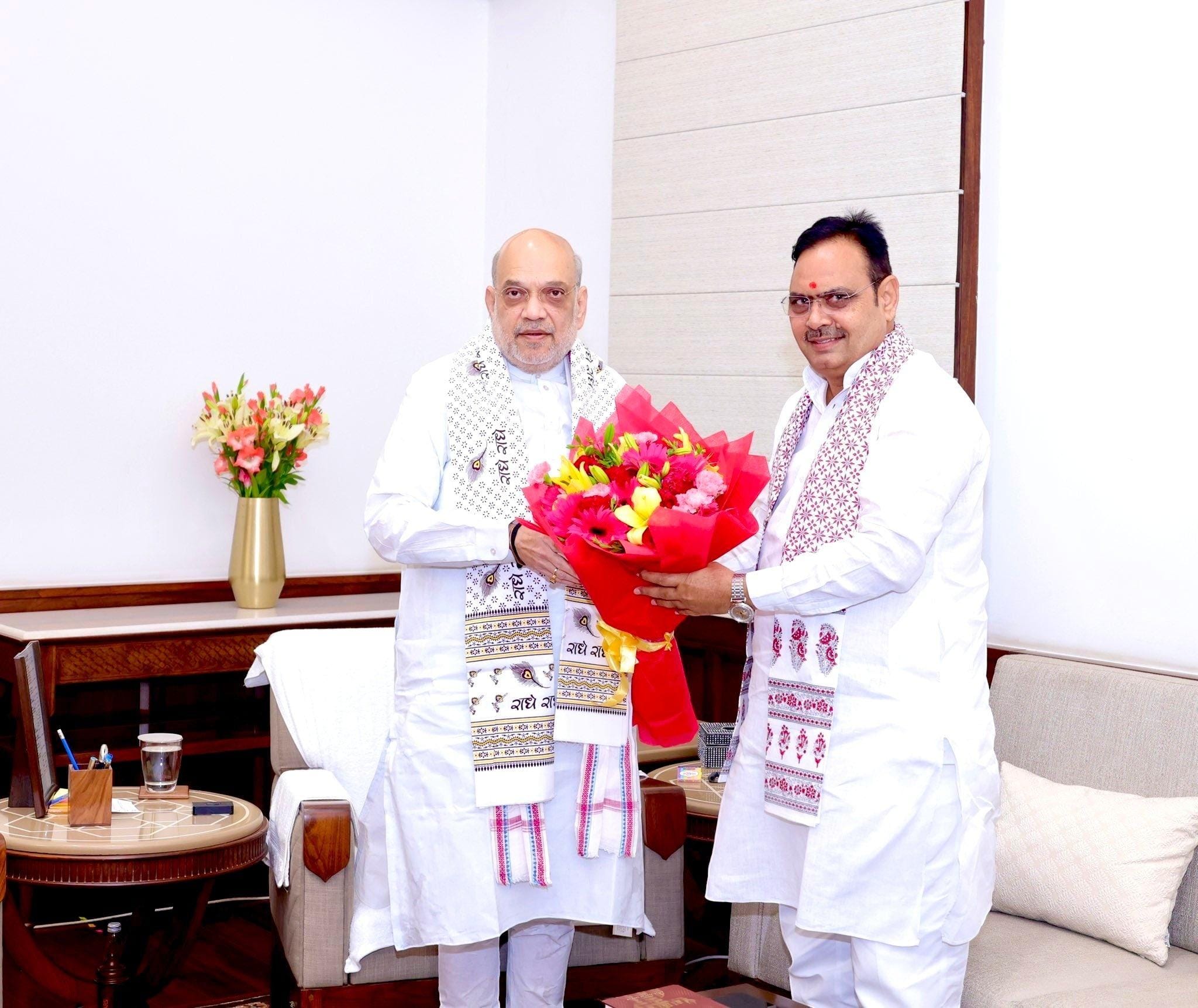 Rajasthan CM visits Delhi ahead of Assembly session, meets HM Amit Shah (Photo: @BhajanlalBjp/X)
