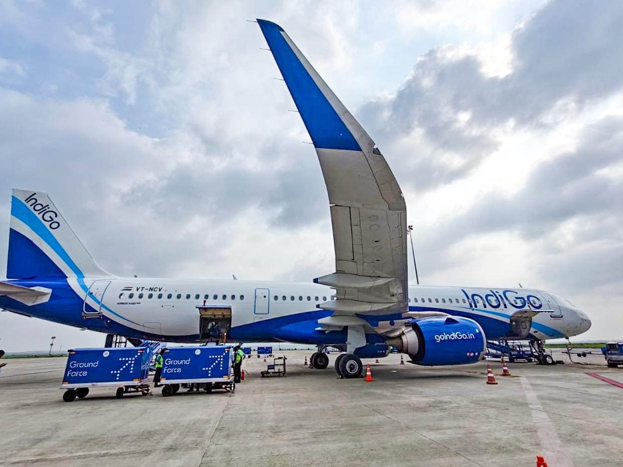 Rajkot: IndiGo flight diverted after smoke detected in cargo hold