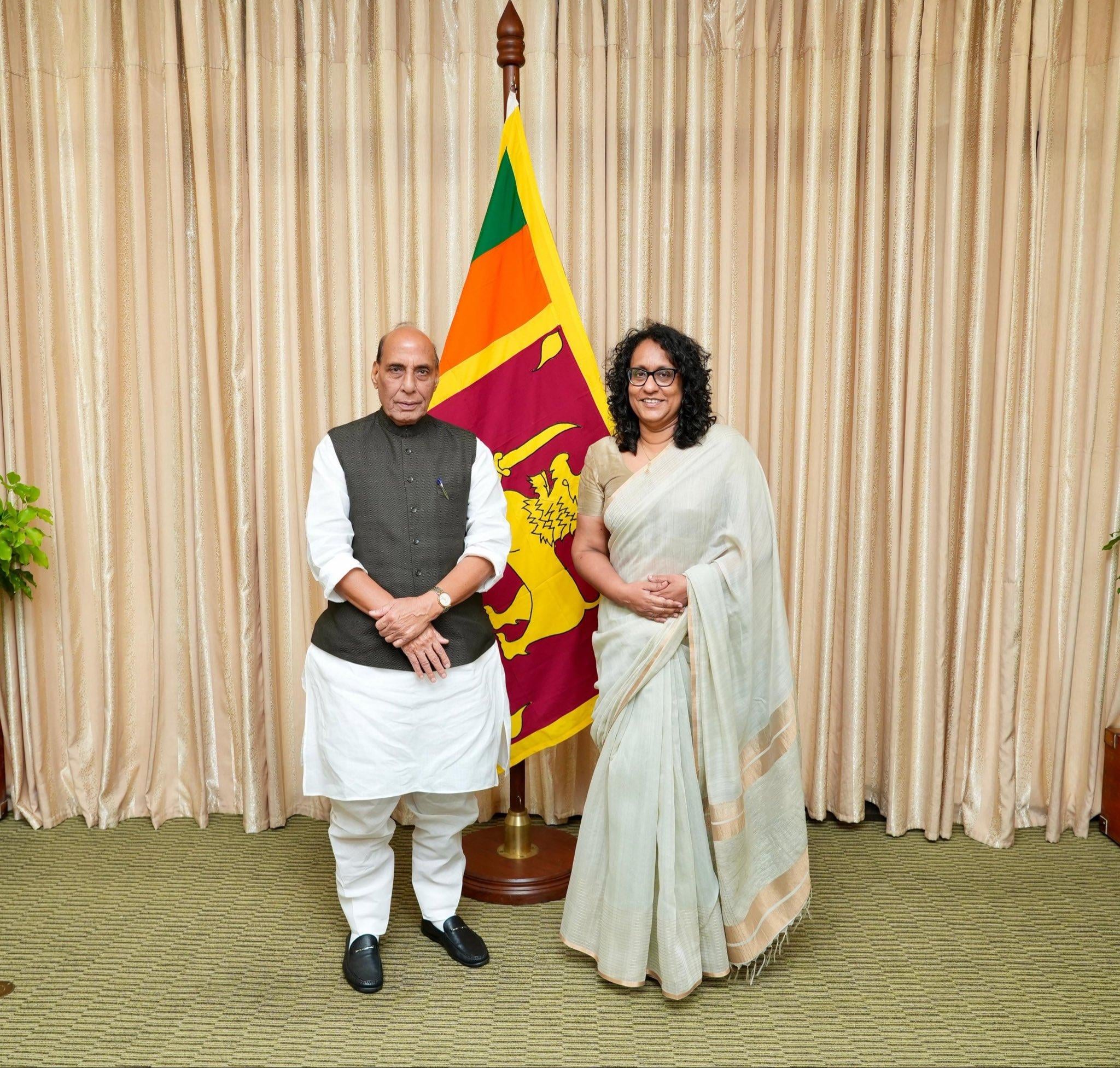 Rajnath Singh calls on Sri Lankan PM, discusses development cooperation and civilizational ties