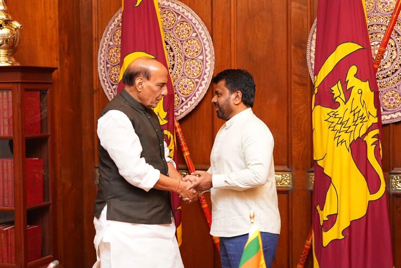 Rajnath Singh, Sri Lankan President Dissanayake reaffirm commitment to working for development of two nations