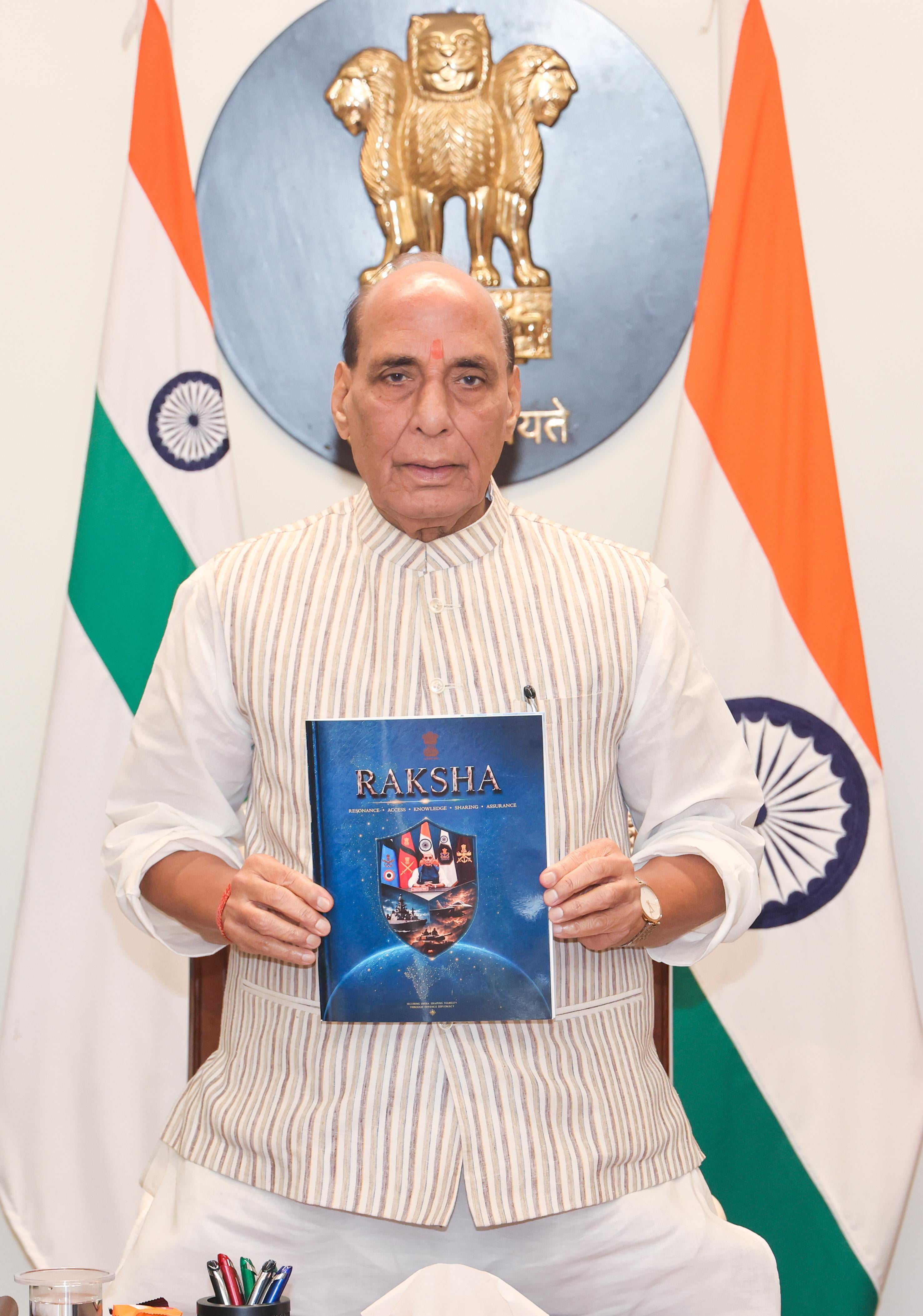 Rajnath Singh unveils ‘RAKSHA’ defence diplomacy document