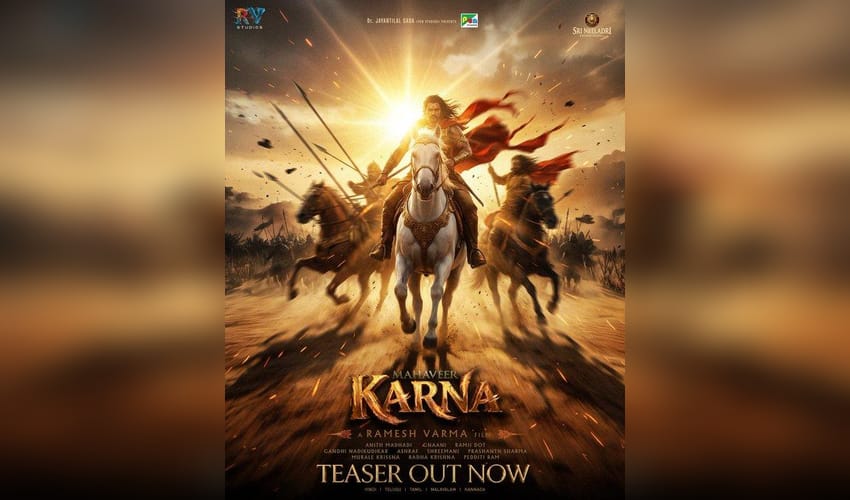 Ramesh Varma's hybrid live-action film titled 'Mahaveer Karna'; film to hit screens on December 4 (Photo: Pen Movies/X)