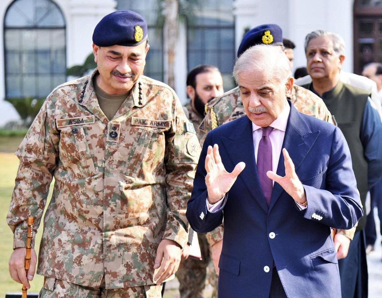 Rawalpindi: Shehbaz Sharif Visits General Headquarters