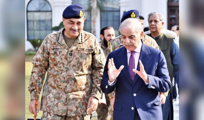 Rawalpindi: Shehbaz Sharif Visits General Headquarters