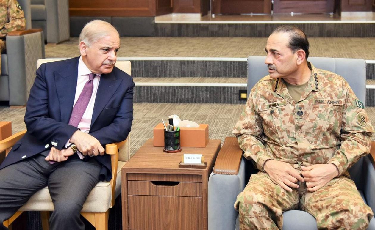 Rawalpindi: Shehbaz Sharif Visits General Headquarters