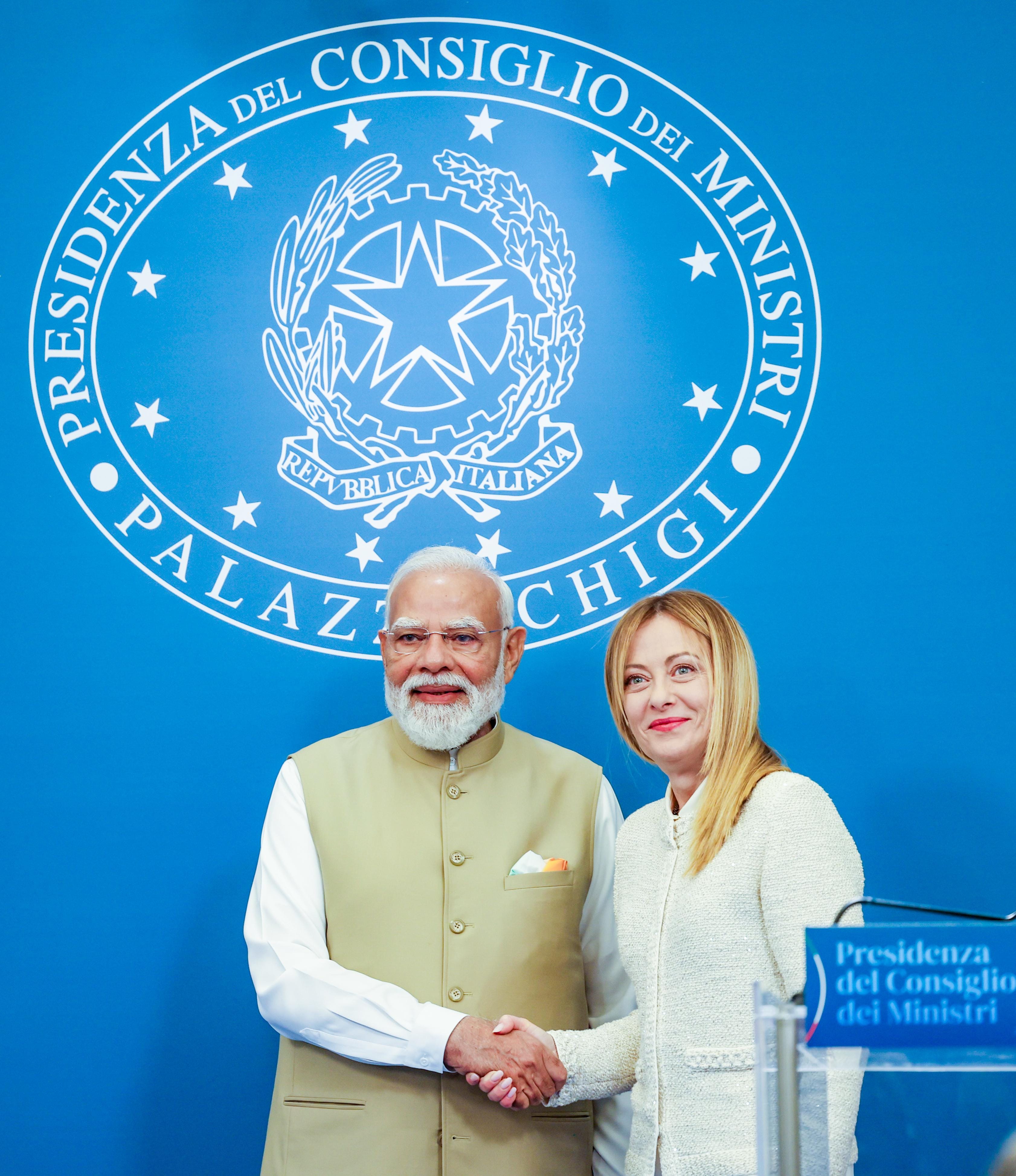 Rome: PM Modi At Press Statement