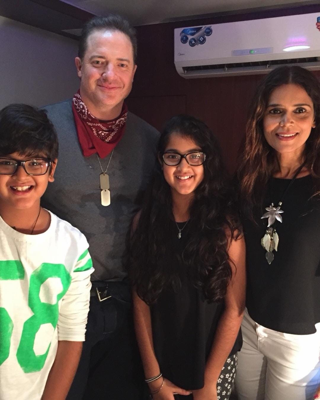 Ronit Bose Roy recalls working with Brendan Fraser, shares picture of Hollywood star with wife, kids