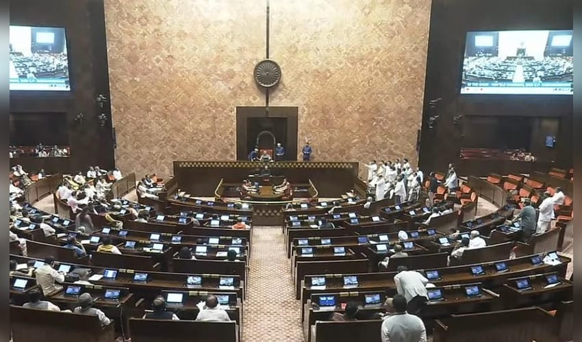 RS adjourned till Monday amid Oppn ruckus after Chairman rejects Kharge’s Rule 267 notice