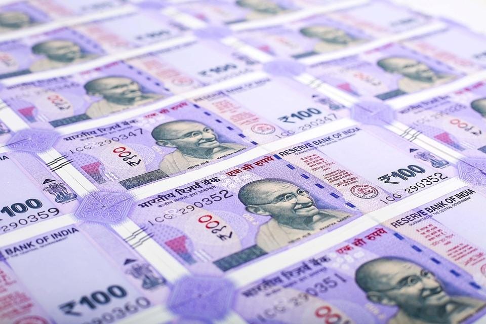 Rupee,cash, currency, financial, investment, money, saving, 100, hundred, indian, new, note, rupee, banknote, capital, deposit, earning, economy