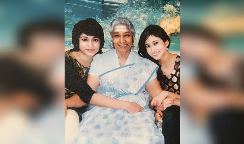S Janaki's grand daughter Apsara Vydyula: Don’t measure my love for my grandmother by the tears you do or do not see! (Photo credit: Apsara Vydyula/Instagram)