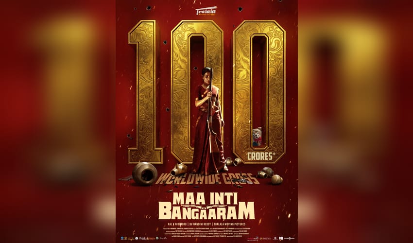Samantha's 'Maa Inti Bangaram' becomes first female-led Telugu film to gross 100 crores worldwide (Photo credit: Tralala Moving Pictures/Instagram)