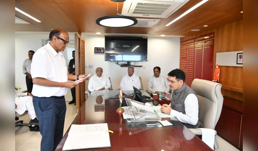 Satish Patel takes oath as Manjalpur MLA after BJP retained seat in Gujarat bypoll