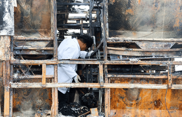 School bus catches fire in Jaisalmer; all 25 children escape safely