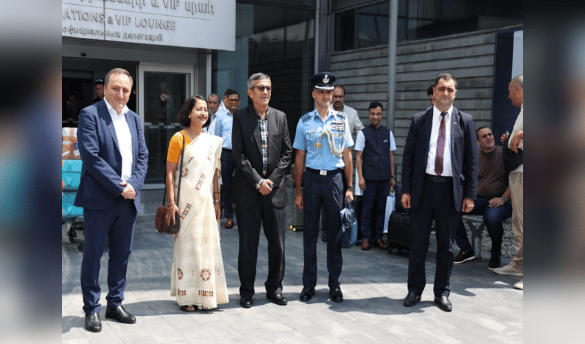 Defence Secretary Rajesh Kumar Singh Arrives in Armenia to Strengthen Bilateral Defence Ties