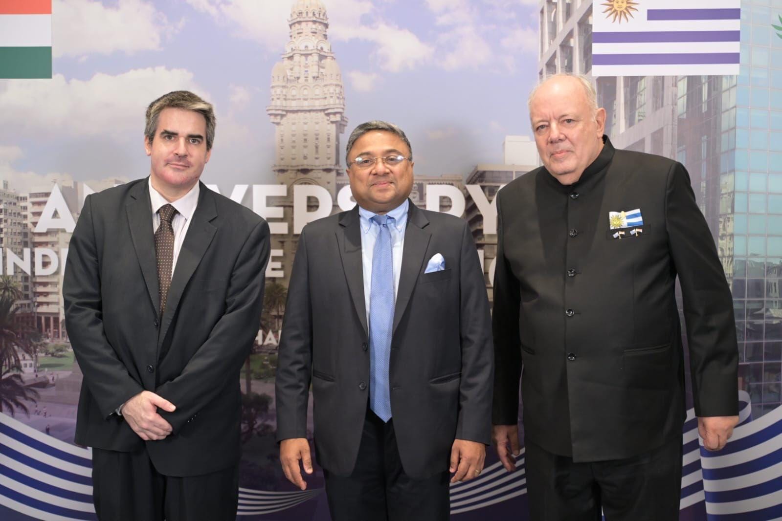 Secretary George attends National Day celebrations of Uruguay, reaffirms commitment to strengthen ties