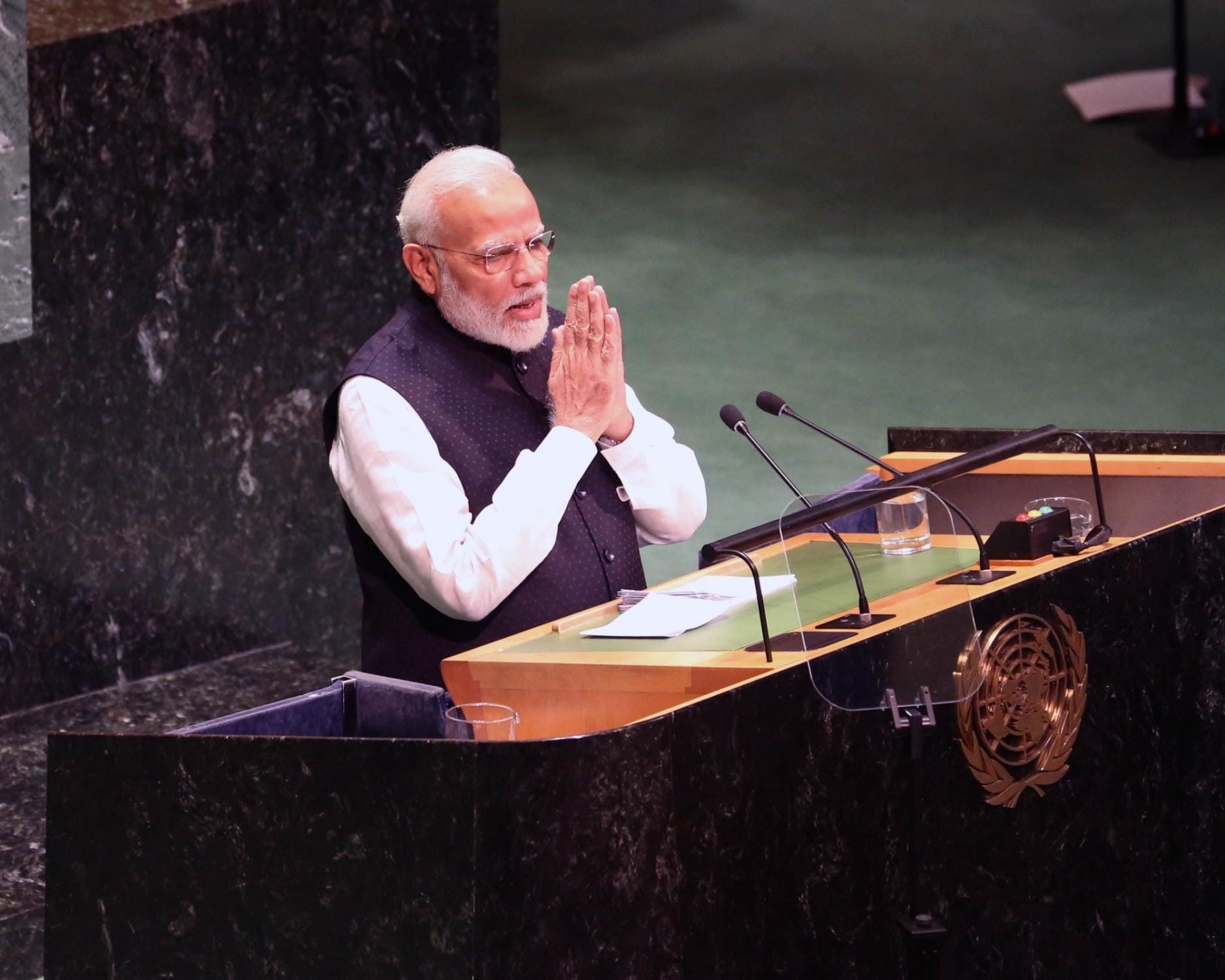 Sept 2019,New York,Narendra Modi,addresses,UNGA,74th United Nations General Assembly,United Nations General Assembly