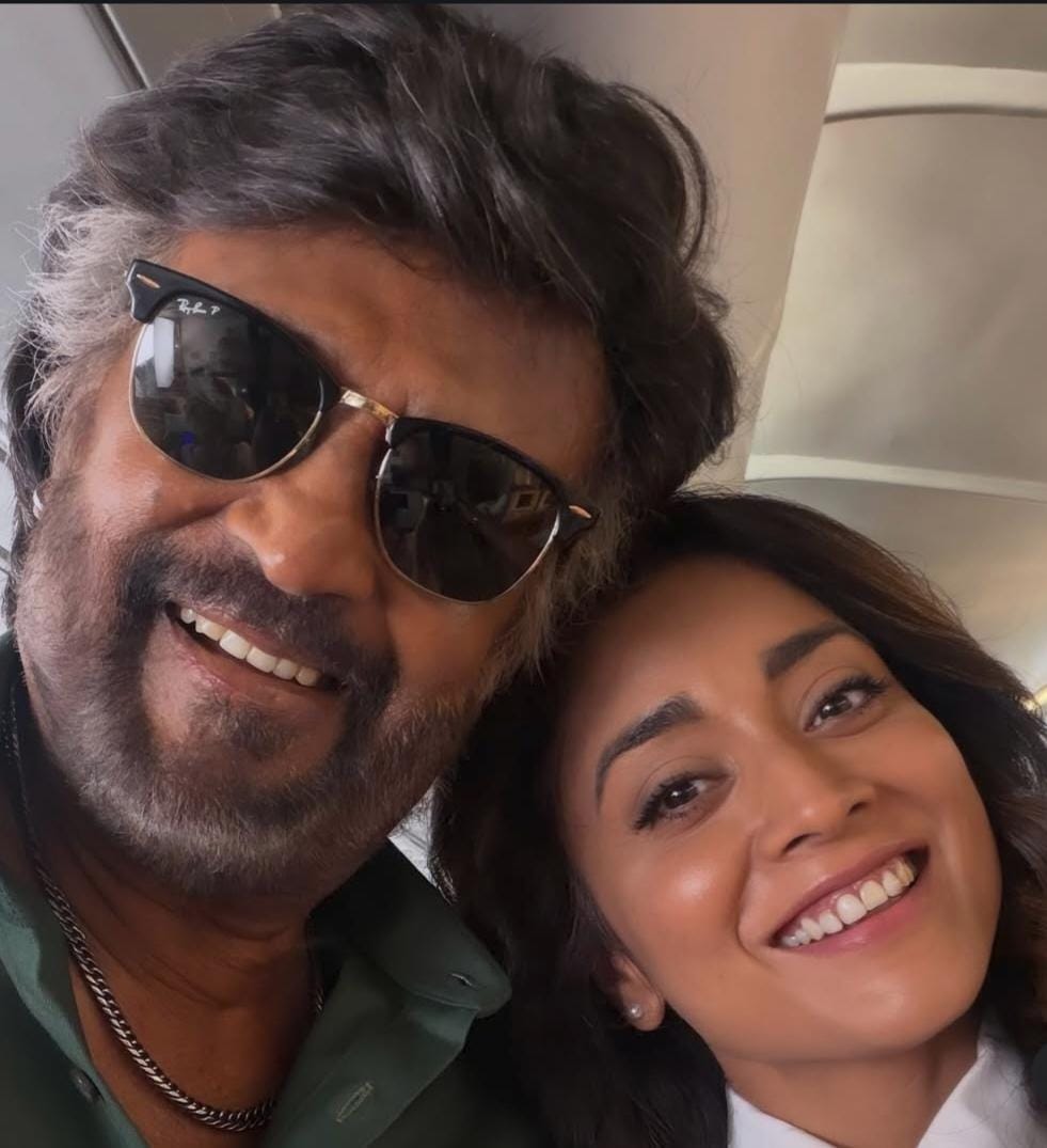 Shriya Saran meets Rajinikanth years after Sivaji: The Boss, shares selfie with ‘legend’