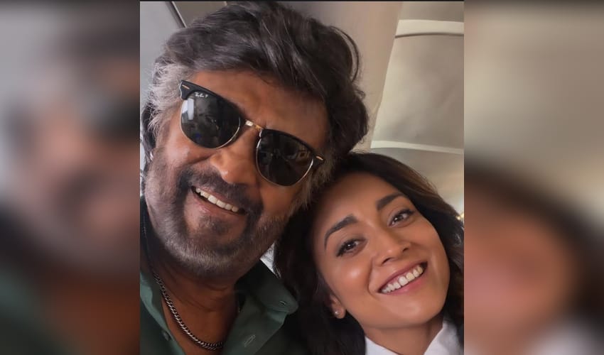Shriya Saran meets Rajinikanth years after Sivaji: The Boss, shares selfie with ‘legend’