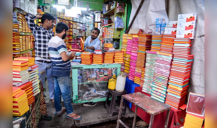 Siliguri: Ledger Books Sold Ahead of New Financial Year