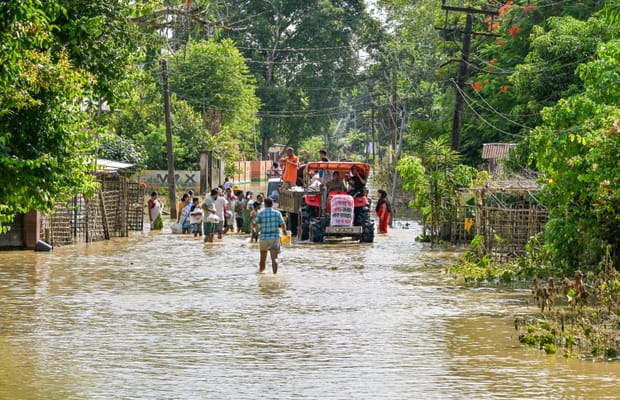 Sivasagar: Monsoon floods inundate villages