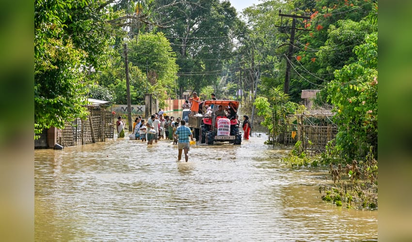 Sivasagar: Monsoon floods inundate villages