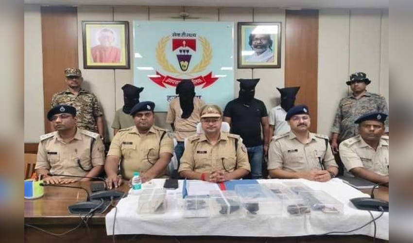 Six associates of Prince Khan gang held in Jharkhand, arms seized