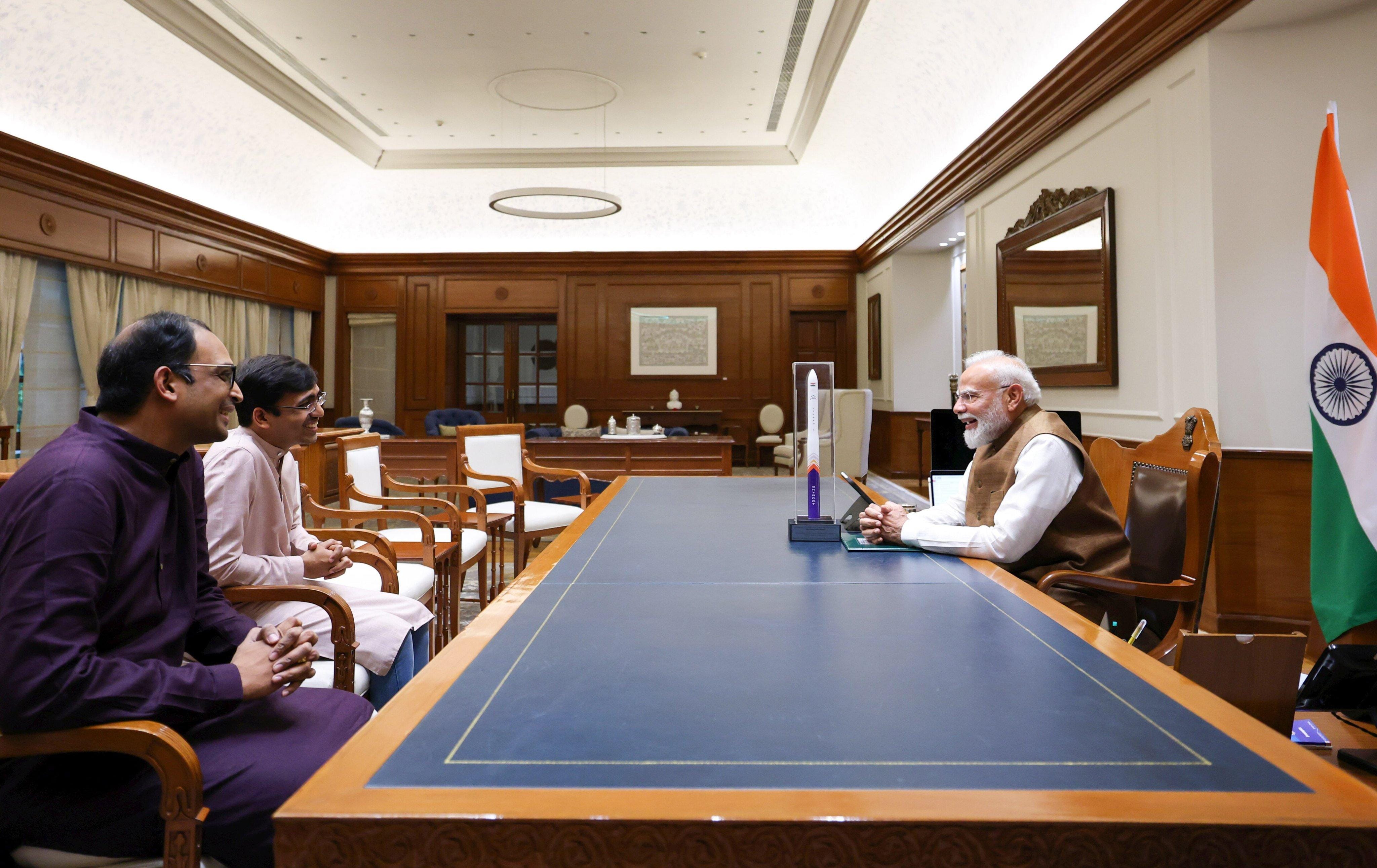 Skyroot’s energy reflects vibrant spirit of India’s space ecosystem: PM Modi (Photo: @narendramodi/X)