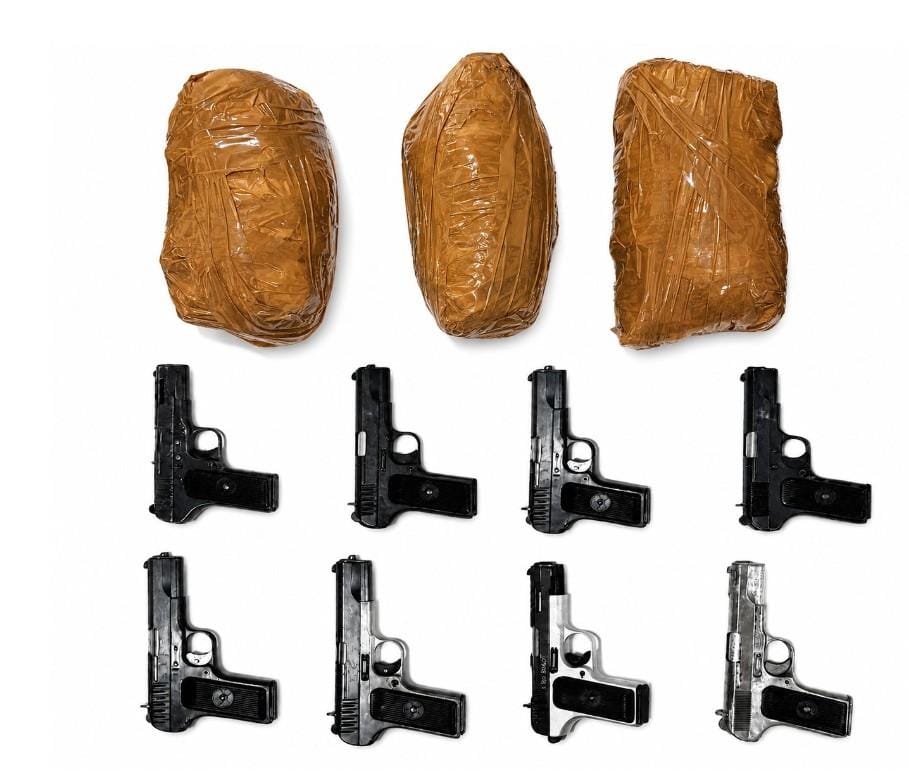 Smuggling modules busted in Punjab; six held with 2.9 kg heroin, eight pistols seized