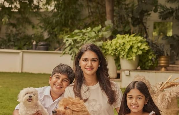 Sneha Reddy shares pictures of her ‘world’ with kids and pets, fans ask ‘Where is Allu Arjun?’