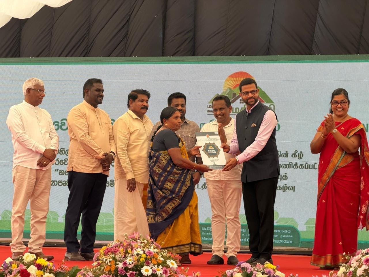 Sri Lanka: 165 families receive title deeds under Indian Housing Project